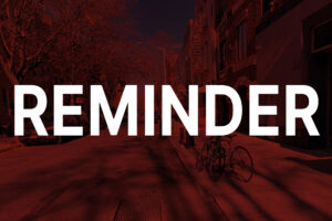 Reminder.