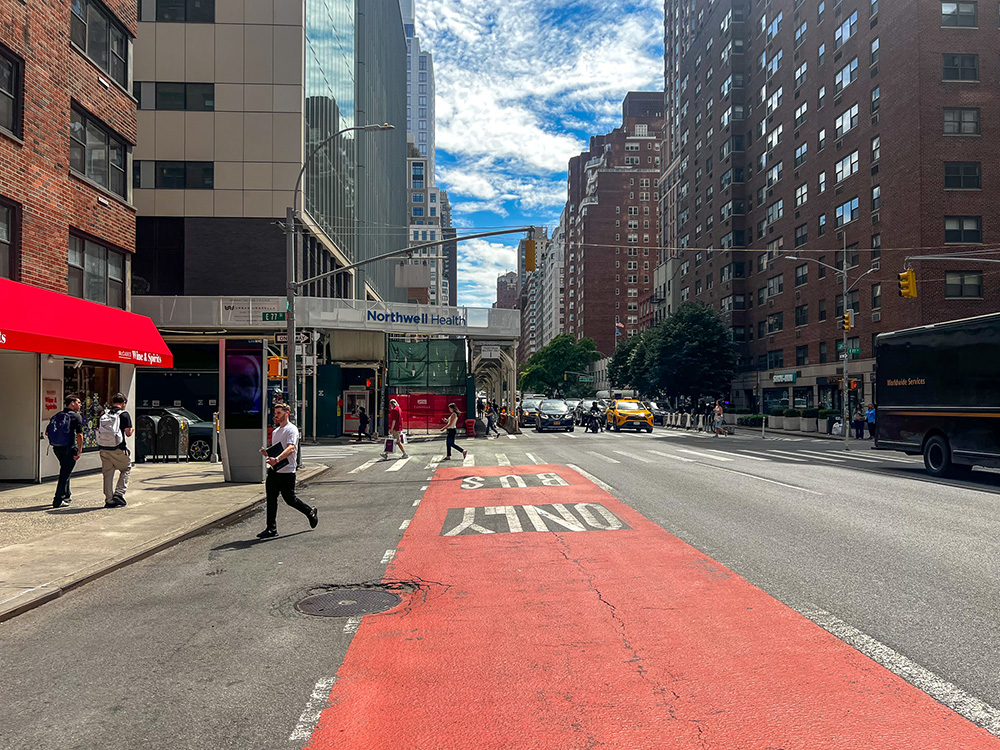 New York City street.
